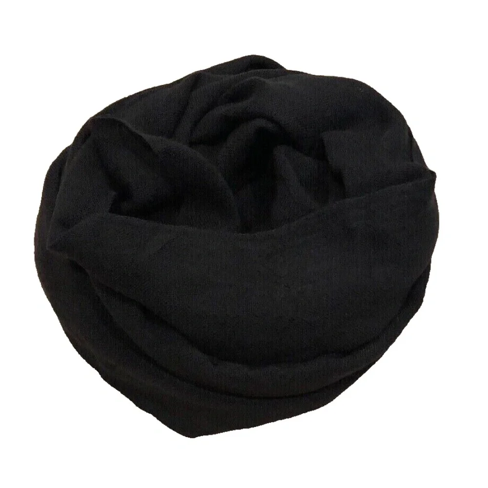 (NWT) Collection Eighteen XllX Black Oversized Eyelash Fringed Wrap/Scarf OS